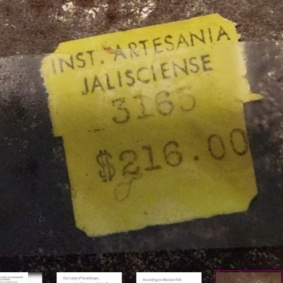 SALE 19 th century Retablo on Copper Virgin of Guadalupe - Picture 12 of 12